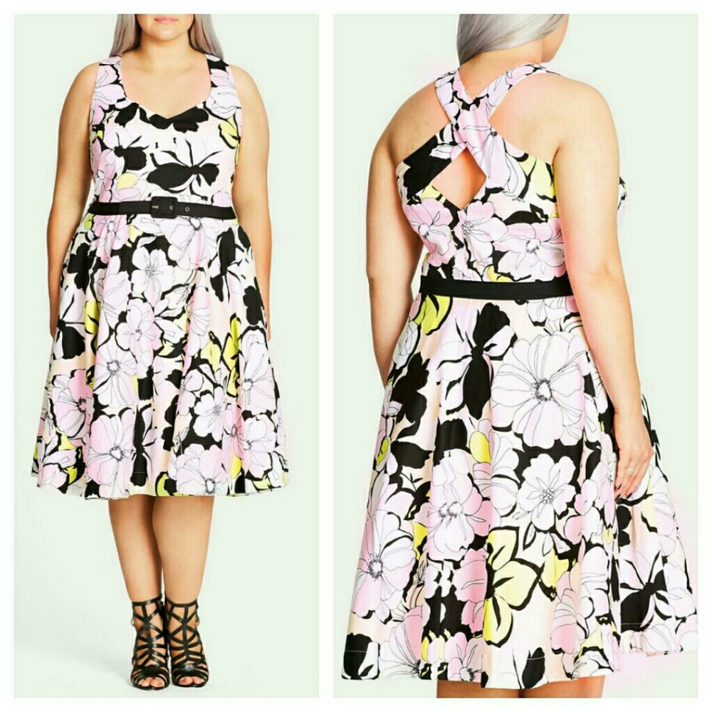➕ "Demi" Floral Print Dress